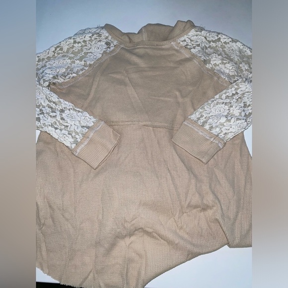 MISS ME JEANS LACE SLEEVED HOODED SWEATER 90s-Y2K BRAND - Picture 4 of 7